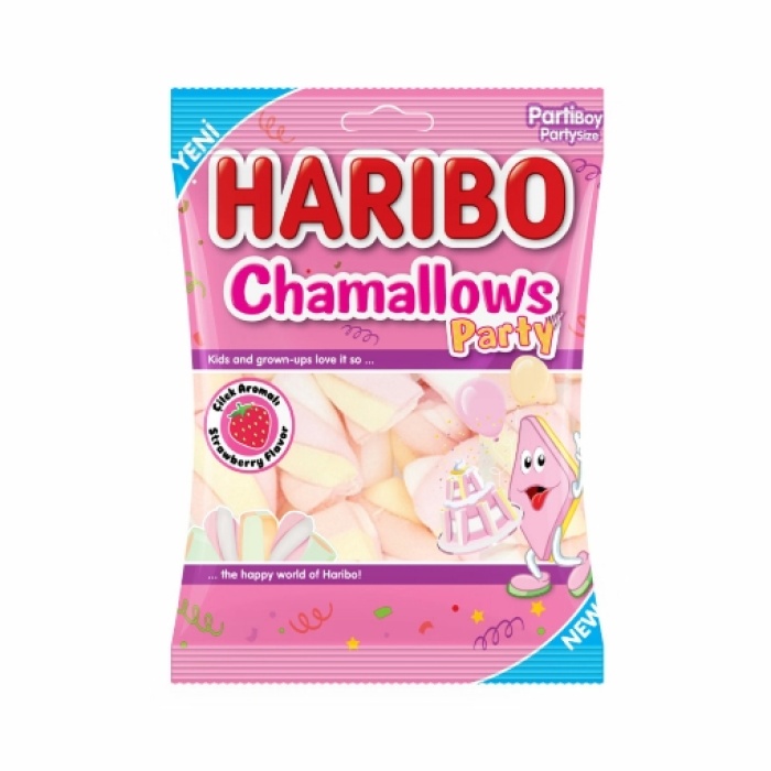 Haribo Chamallows Parti Çilek 150 Gr.