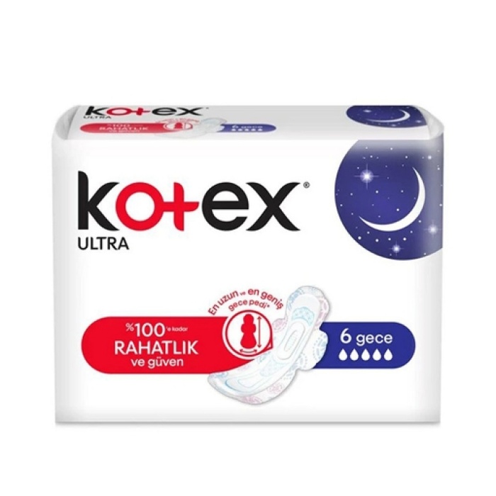 Kotex Ultra Tekli Gece 6lı