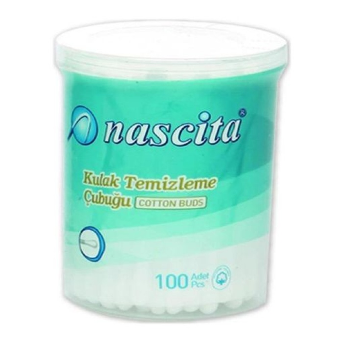 Nascita Kulak Temizleme Pamuğu 100lü (6lı)