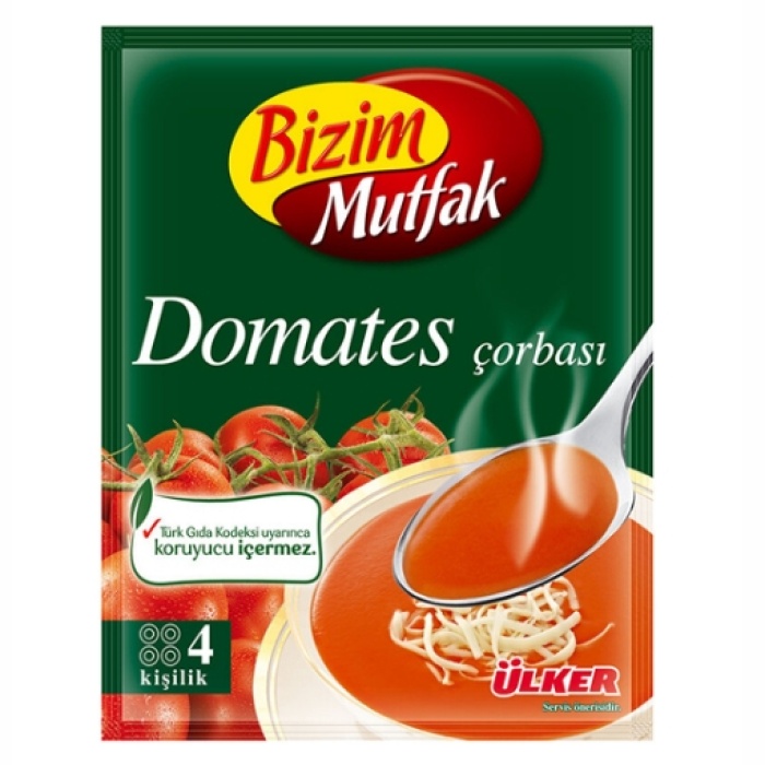 Bizim Mutfak Hazır Çorba Domates 65 GR 6471-8 (2li)