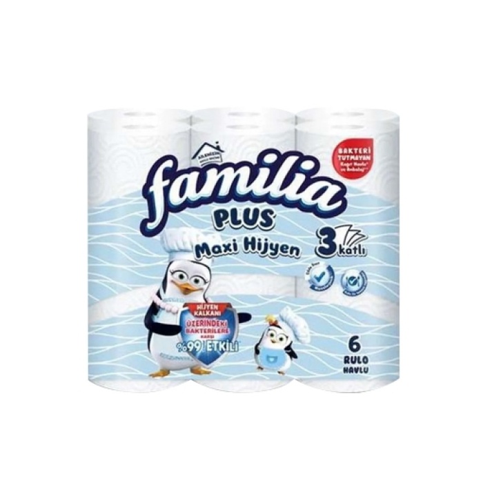 Familia Kağıt Havlu 6lı Plus Maxi Hijyen (6lı)