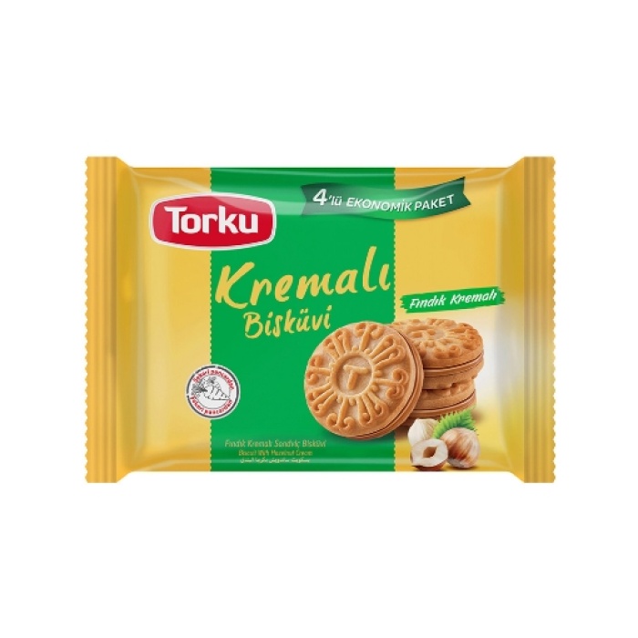 Torku Sade Kremalı Bisküvi 4lü 304 Gr.