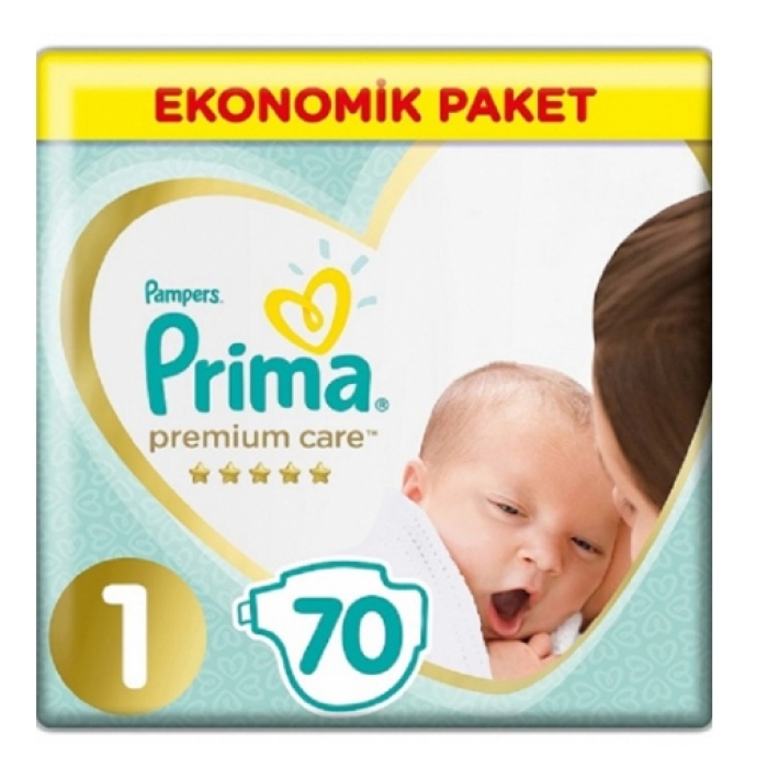 Prima Premium Care Yenidoğan 70li Bebek Bezi (1) (4lü)