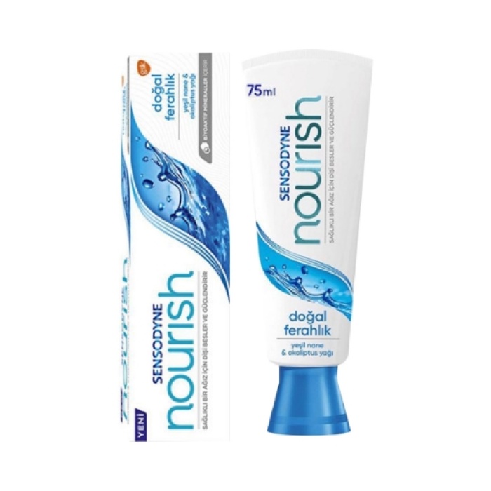 Sensodyne Diş Macunu Nourish 75 ml. Doğal Ferahlık (24lü)