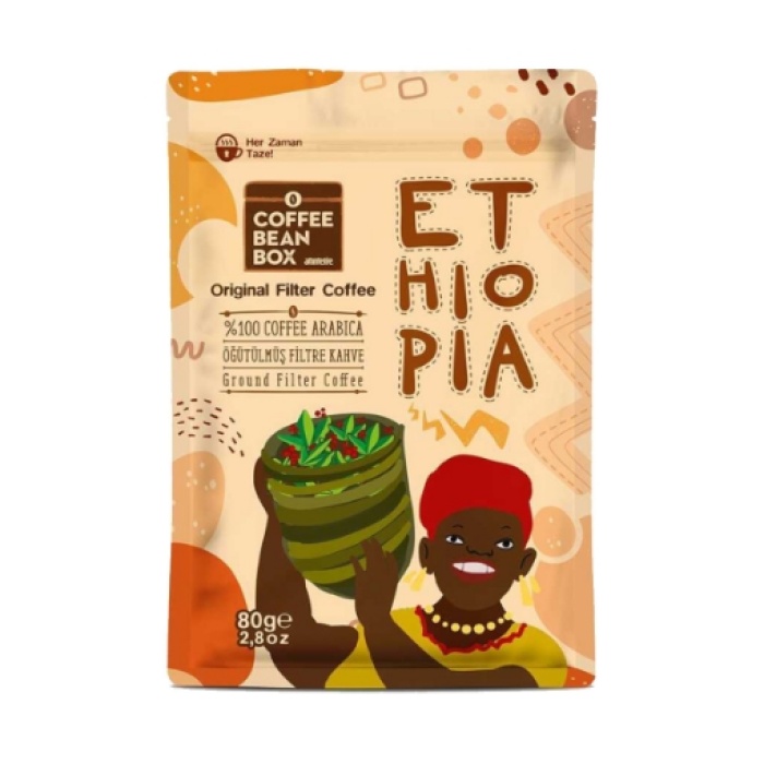 Coffe Bean Box Etiyopya Filtre Kahve 80 Gr. (2li)