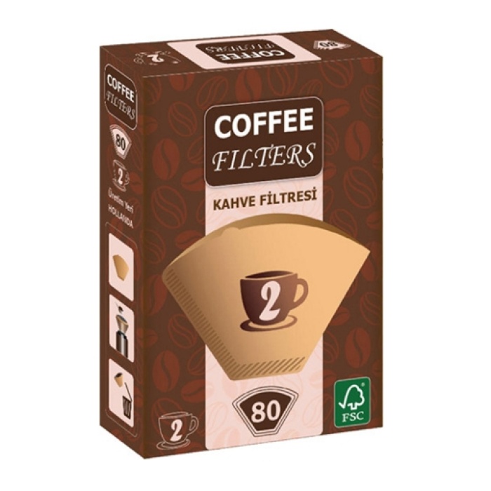 Coffee Filters Kahve Filtre Kağıdı 2 (2li)