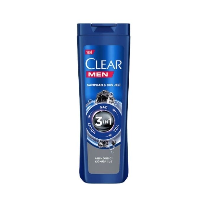 Clear Men Şampuan&Duş Jeli 350 ml. Arındırıcı