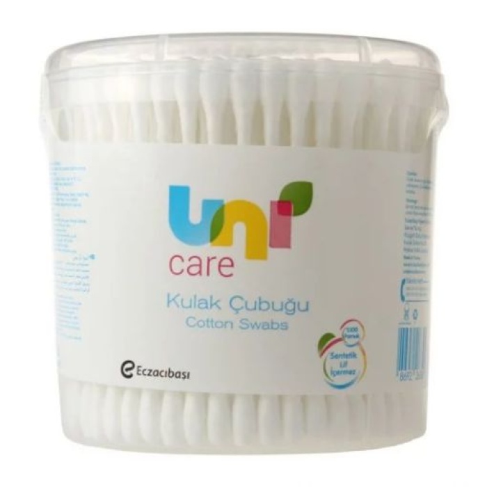 Uni Care Kulak Temizleme Pamuğu 200lü (2li)