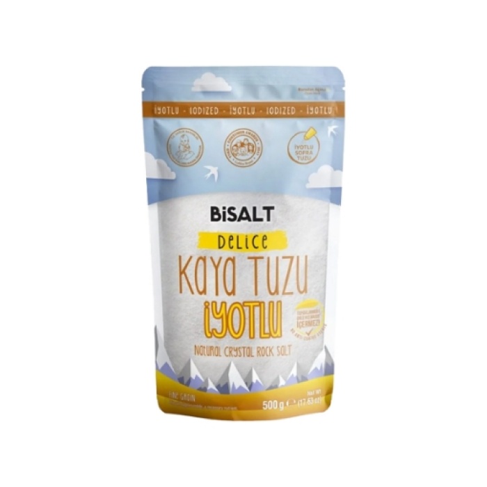 Bisalt Delice Kaya Tuzu İyotlu 500 Gr. (2li)