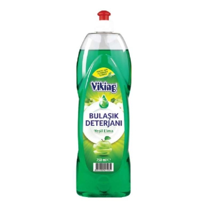 Viking Sıvı Bulaşık Deterjanı 750 ml. Elmalı (24lü)