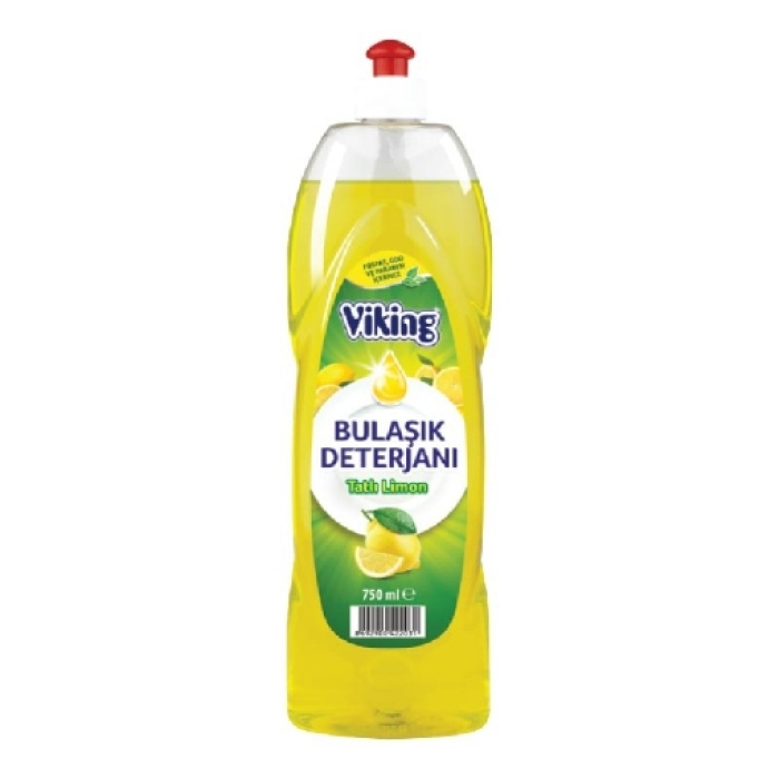 Viking Sıvı Bulaşık Deterjanı 750 ml. Limonlu (2li)