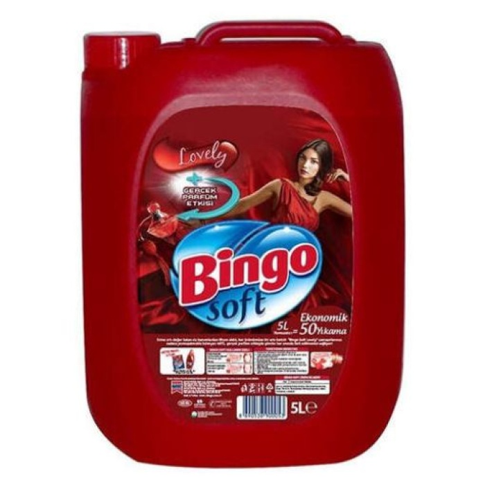 Bingo Soft Yumuşatıcı 5 Lt. Lovely (2li)