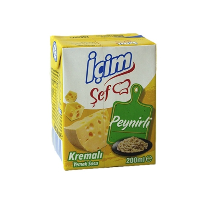 İçim Şef Krema Peynirli 200 ml. (6lı)