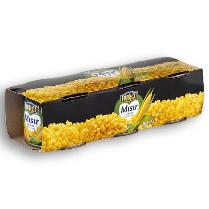 Burcu Mısır Konserve 3x200 Gr. (4lü)