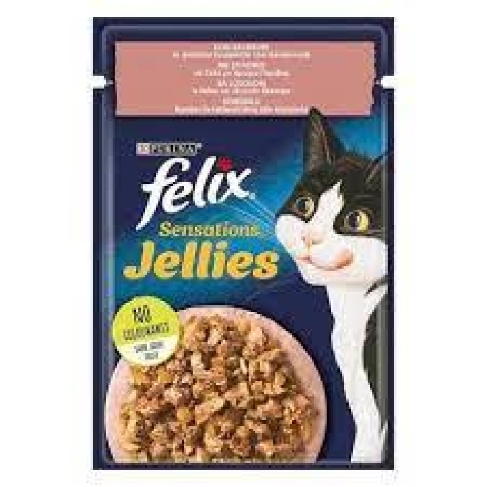 Felix Sens. Somon&Karides Kedi Yaş Maması 85 Gr. (2li)