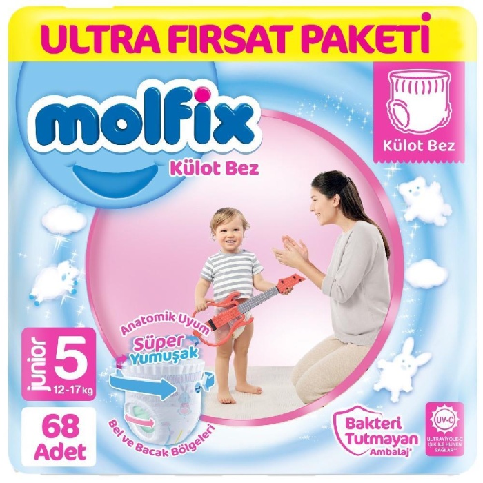 Molfix Külot Bebek Bezi Junior 68li (5)