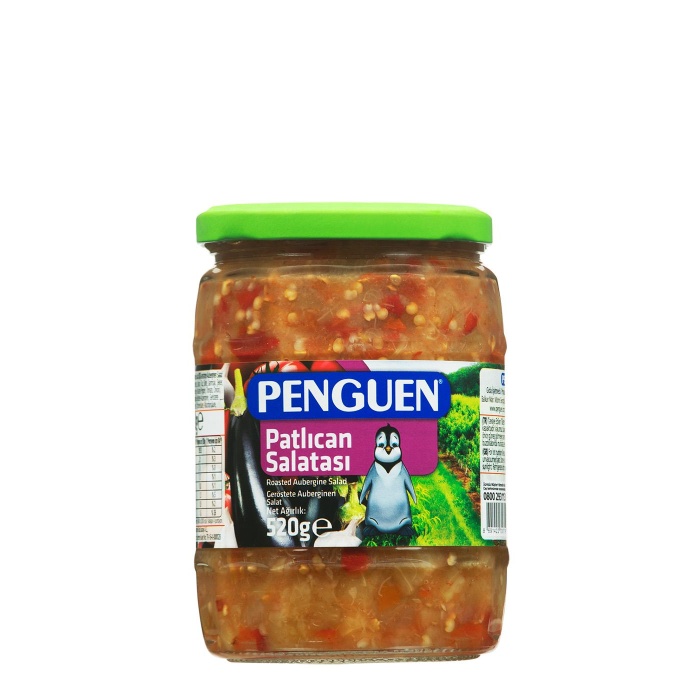 Penguen Közlenmiş Patlıcan Salatası 520 Gr. (6lı)