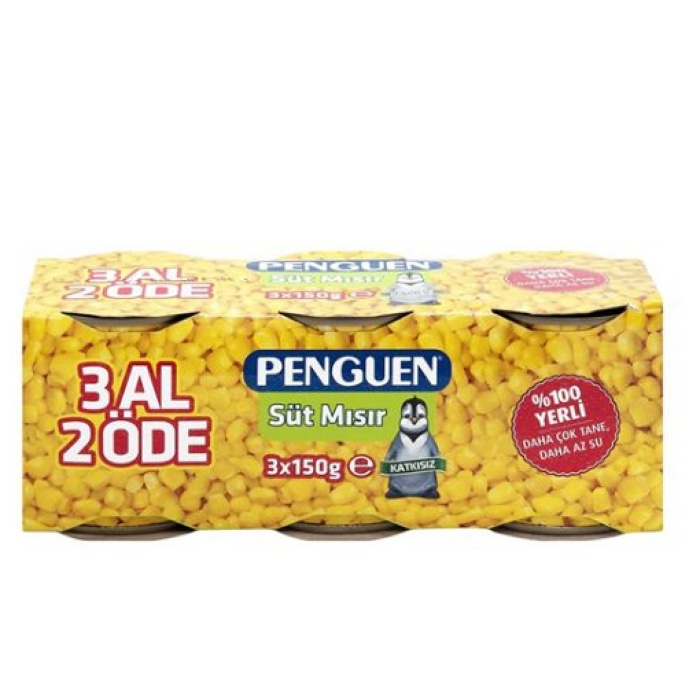 Penguen Tatlı Mısır 150GRX3 (2li)