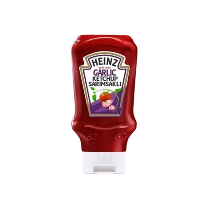 Heinz Sarımsaklı Ketçap 460 Gr. (4lü)