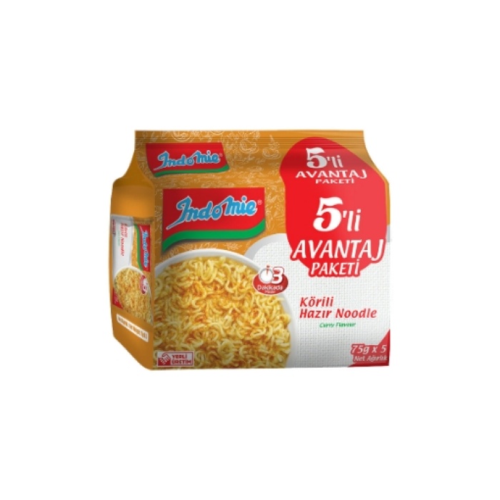 Indomie Körili Noodle 5li 375 Gr. (6lı)