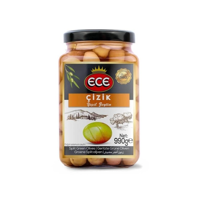 Ece Yeşil Çizik Zeytin 550 Gr.