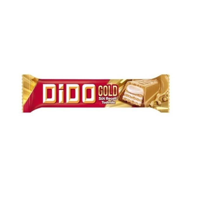 Ülker Dido Gold Çikolatalı Gofret 36 Gr. (2li)