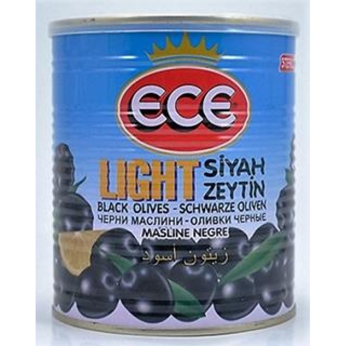 Ece Light Siyah Zeytin 400 Gr. Tnk.