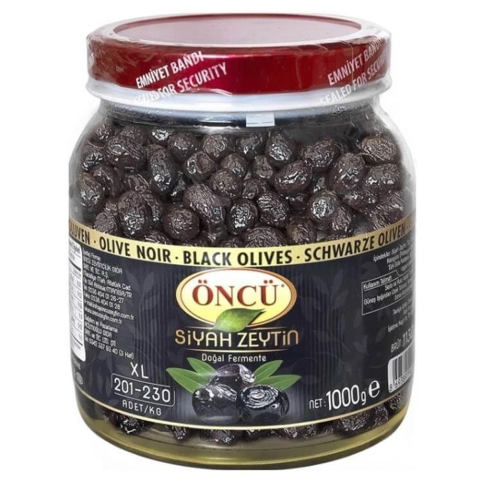 Öncü Siyah Zeytin (201-260) 1 Kg. (2li)