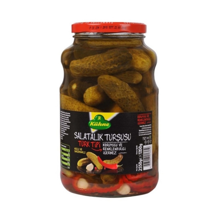 Kühne Turşu Salatalık Türk Tipi 2550 Gr. (24lü)