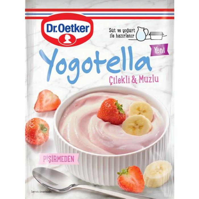 Dr. Oetker Yogotella Çilekli Muzlu 68 Gr. (6lı)