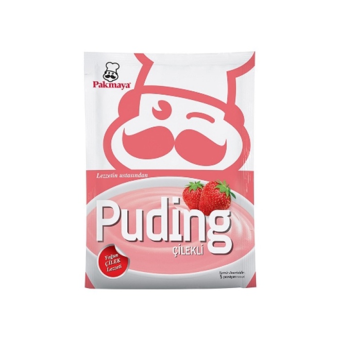 Pakmaya Çilekli Puding 125 Gr.