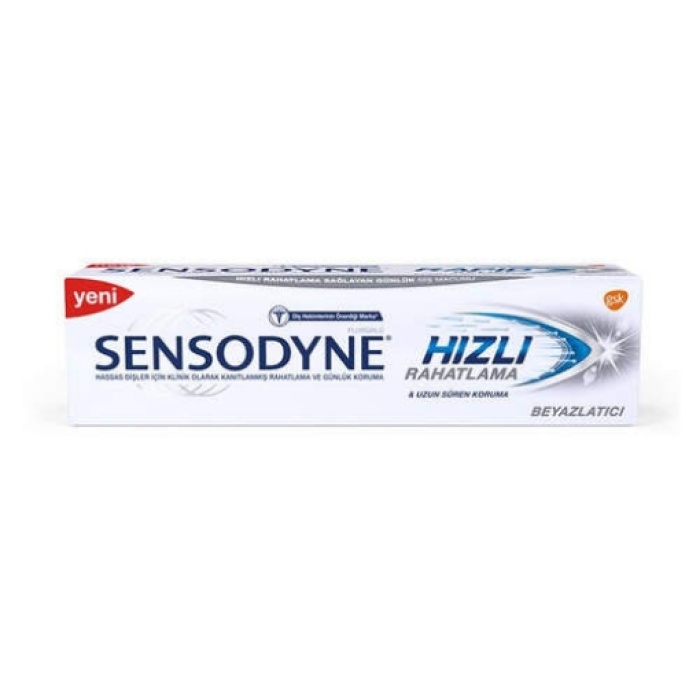 Sensodyne Diş Macunu Hızlı Rahatlama Whitening 75 Ml. (12li)