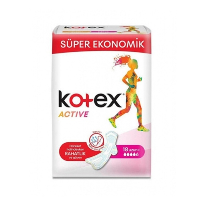 Kotex Naturel Dörtlü Uzun 16lı (4lü)