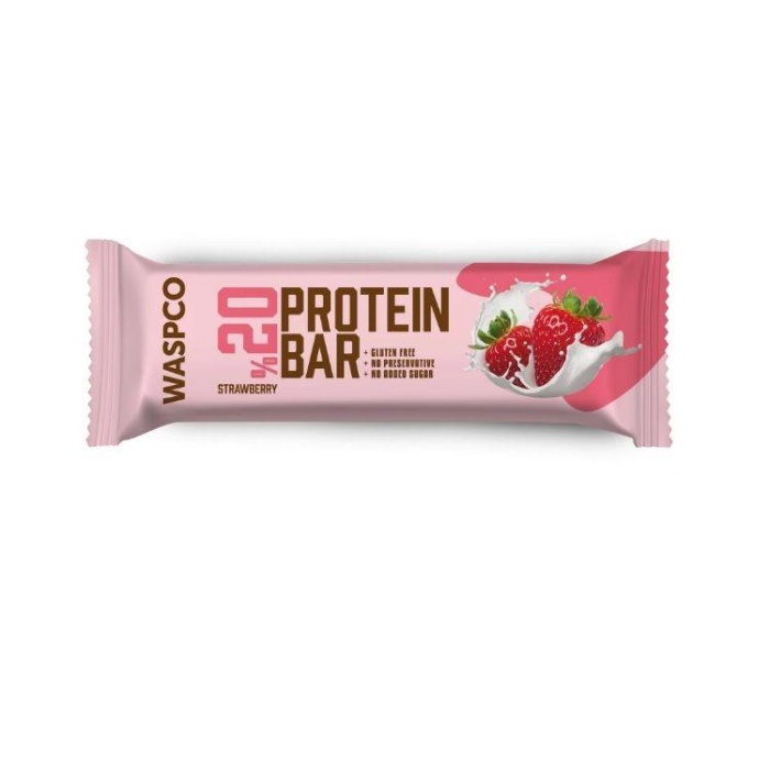 Waspco Protein Bar Çilekli 40 Gr. (6lı)