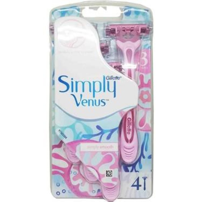 Gillette Venüs Simply-3 4lü Poşet (4lü)