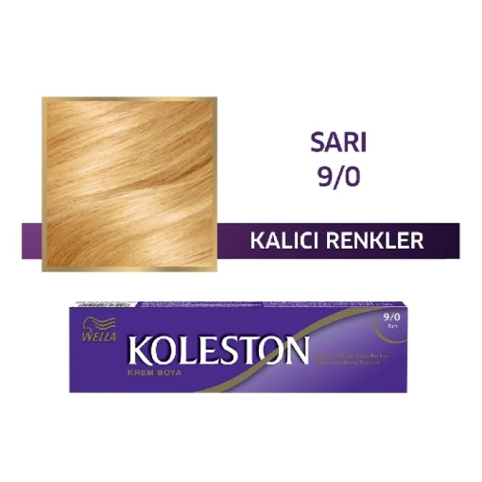 Koleston Tüp Saç Boyası Sarı 9/0 (6lı)