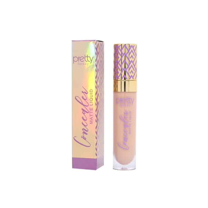Pretty Beauty Likit Fırçalı Göz Altı Kapatıcısı Concealer Koyu No:3