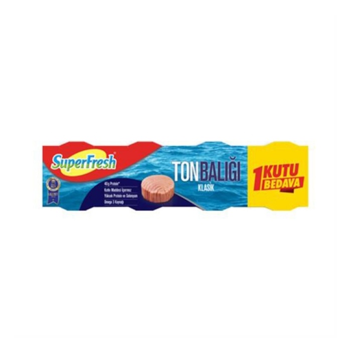 Superfresh Klasik Ton Balığı 4x75 Gr. (6lı)