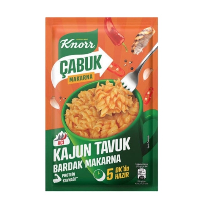 Knorr Çabuk Makarna Kajun&Tavuk 48 Gr.