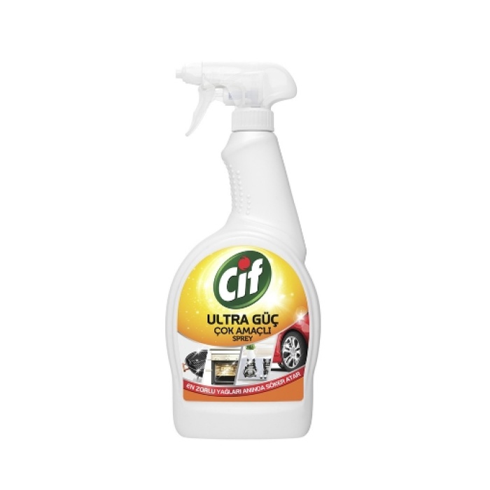 Cif Ultra Güç Çok Amaçlı Sprey 1000 ml. (4lü)