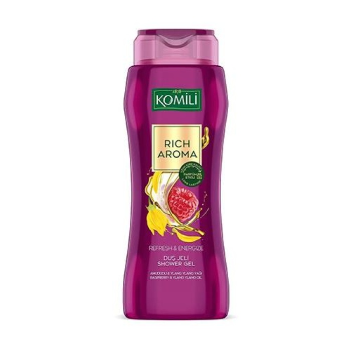 Komili Duş Jeli 500 ml. Rich Aroma Refresh&Energize (4lü)