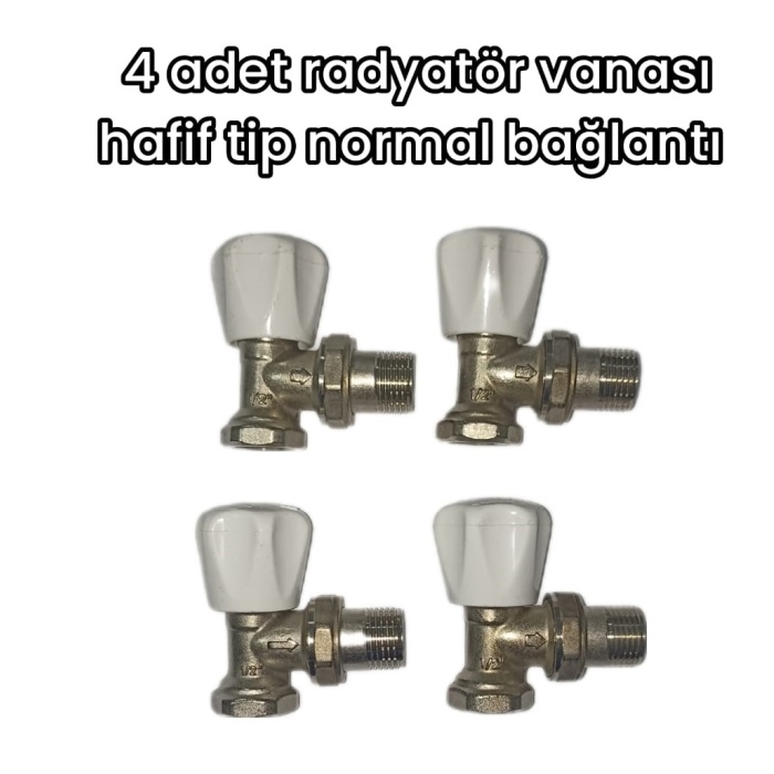 kalde radyatör vanası 4 adet hafif tip