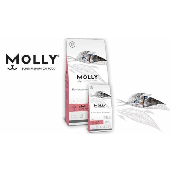 Molly Shiny Hair Hipoalerjenik Yetişkin Kedi Maması 2 Kg