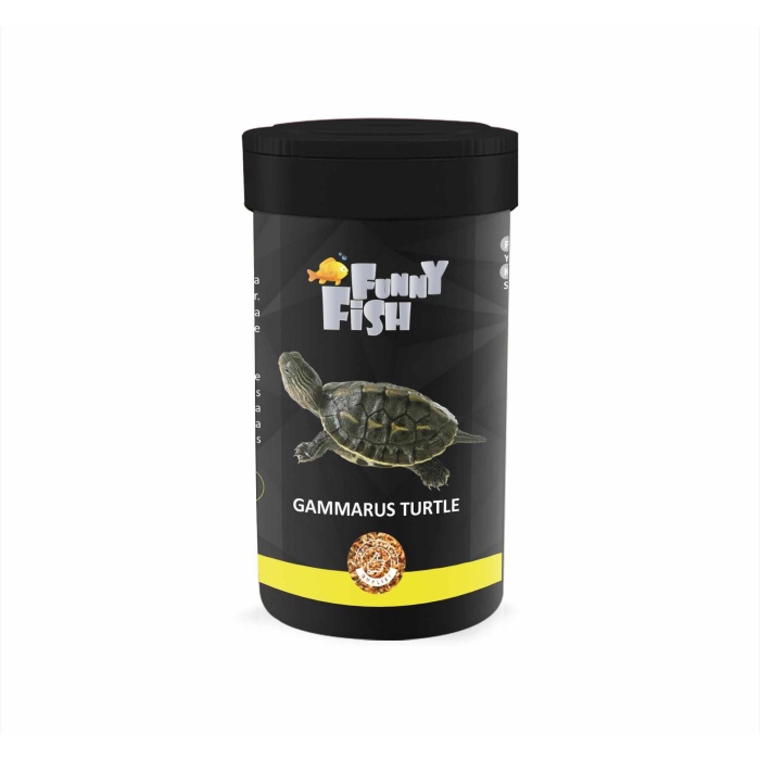 FUNNY FISH GAMMARUS Kaplumbağa Granül Yem 100ml 12li