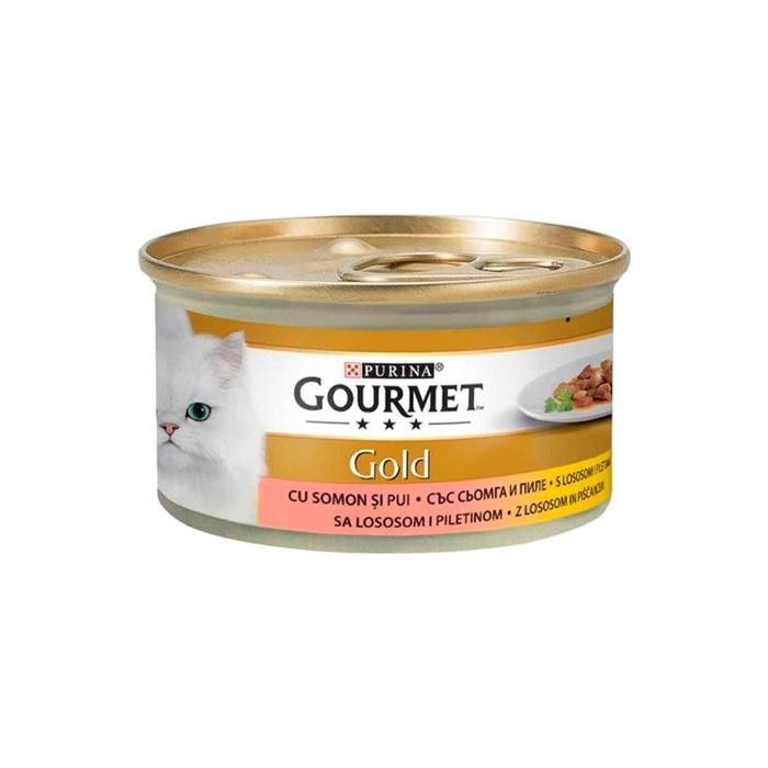 Gourmet Gold Parça Etli ve Soslu Kedi Konservesi 85 gr