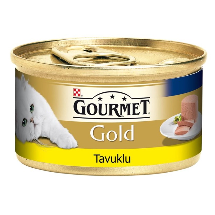 Purina Gourmet Gold Kıyılmış Tavuklu Kedi Konservesi 85 Gr