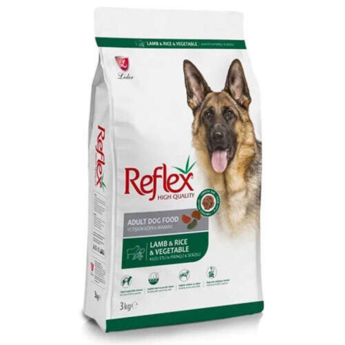 Reflex Vegetable Kuzu Etli ve Sebzeli Köpek Maması 3 Kg