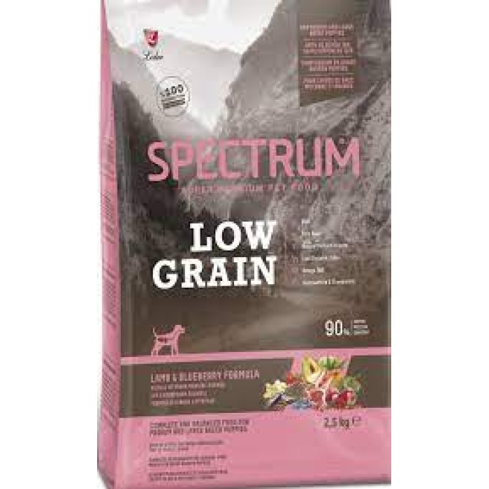 Spectrum Low Grain Kuzulu Ve Yaban Mersinli Orta Ve Büyük Irk Yavru Köpek Maması 2,5 Kg