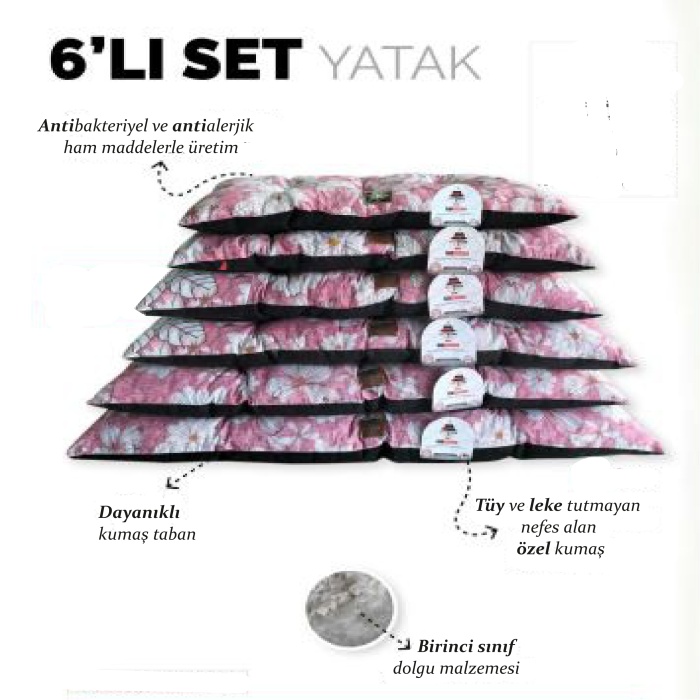 PETBOSS 6LI SET YATAK