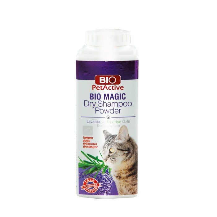 BİO PETACTİVE KEDİ TOZ ŞAMPUAN 150 G